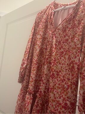 J. Crew Pink Floral Dress